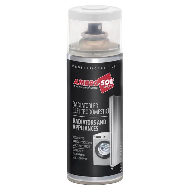 SMALTO SPRAY AMBROSOL PER RADIATORI RAL 9010 OPACO 400 ml 5 m² CON 1 l | Tecnomat SMALTO SPRAY AMBROSOL PER RADIATORI RAL 9010 OPACO 400 ml 5 m² CON 1 l | Tecnomat