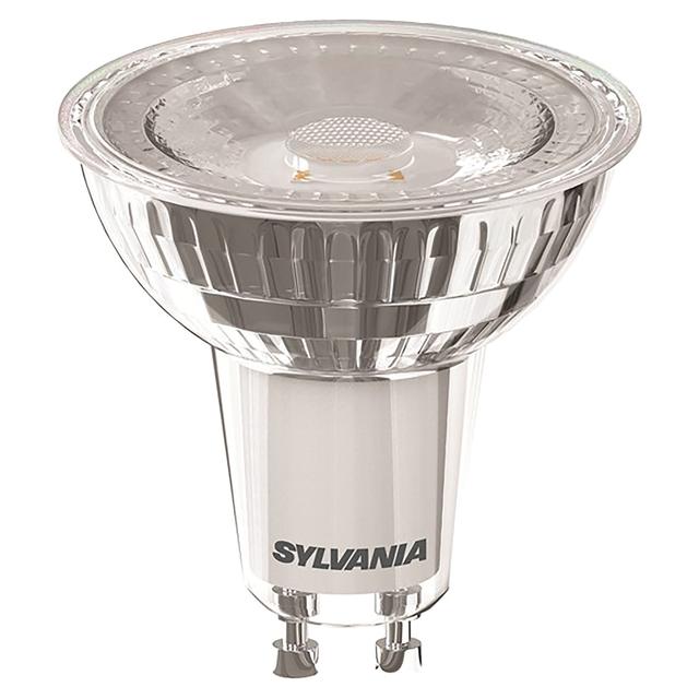 LAMPADINA SYLVANIA LED GU10 6W=75W 580 lumen 4000K LUCE BIANCA Ø 50x54 mm DIMMERABILE | Tecnomat LAMPADINA SYLVANIA LED GU10 6W=75W 580 lumen 4000K LUCE BIANCA Ø 50x54 mm DIMMERABILE | Tecnomat