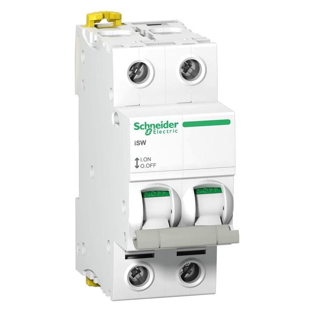 INTERRUTTORE SEZIONATORE 2P 63A SCHNEIDER 2 POLI 63A 440 Vac 2 MODULI | Tecnomat INTERRUTTORE SEZIONATORE 2P 63A SCHNEIDER 2 POLI 63A 440 Vac 2 MODULI - 2 | Tecnomat