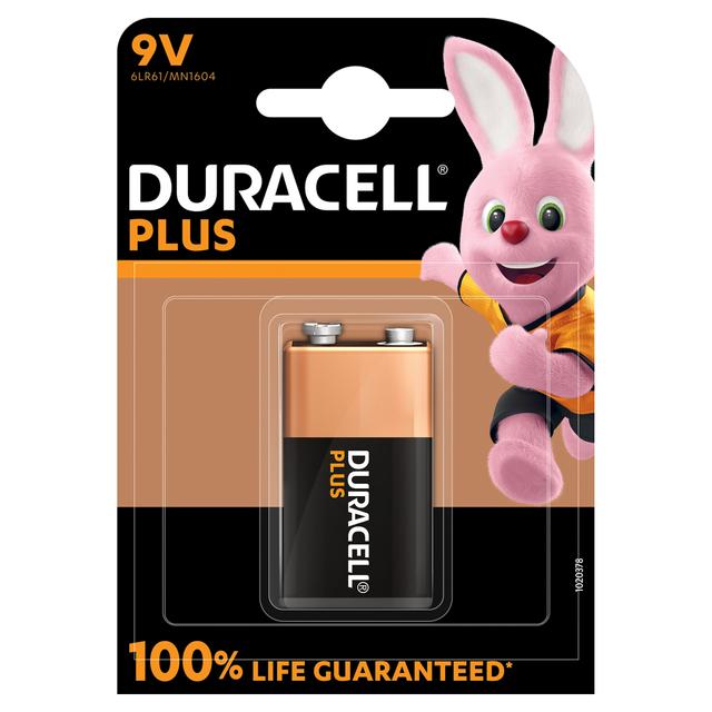 BATTERIA DURACELL TRANSISTOR 9V ALCALINA 3MN1604 PLUS100 | Tecnomat BATTERIA DURACELL TRANSISTOR 9V ALCALINA 3MN1604 PLUS100 - 2 | Tecnomat