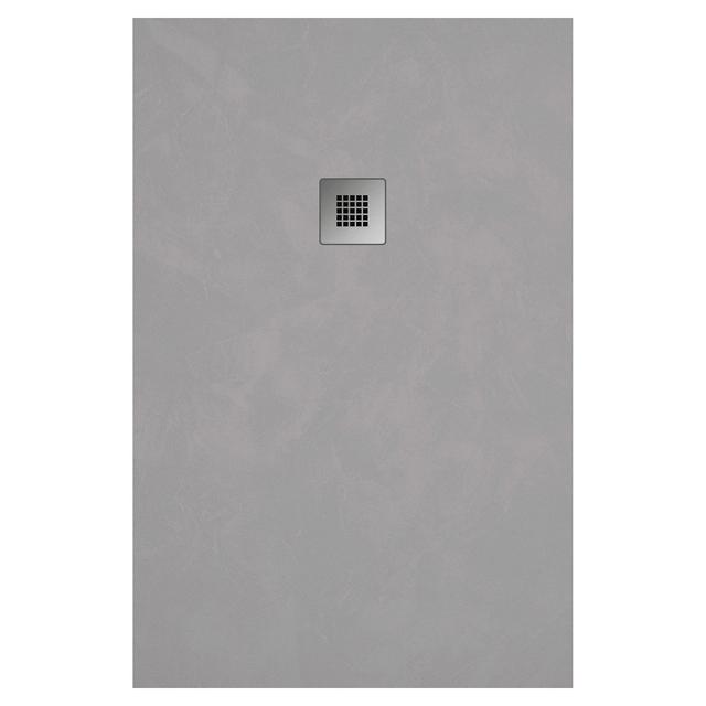PIATTO DOCCIA ELEGANCE IN MARMORESINA SPATOLATO CEMENTO 70x120 H 2,5 cm PILETTA Ø 90 mm | Tecnomat PIATTO DOCCIA ELEGANCE IN MARMORESINA SPATOLATO CEMENTO 70x120 H 2,5 cm PILETTA Ø 90 mm | Tecnomat