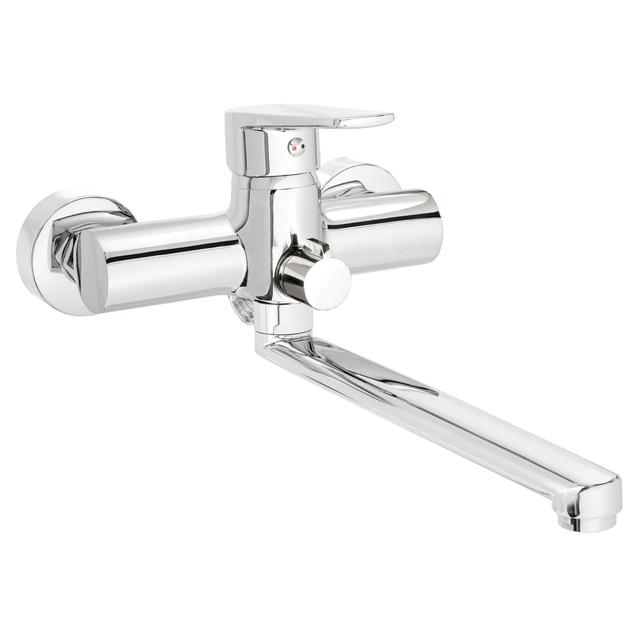MISCELATORE LAVELLO A PARETE DEANTE ARON CROMO CON ATTACCO LAVATRICE E DEVIATORE CARTUCCIA Ø35mm | Tecnomat MISCELATORE LAVELLO A PARETE DEANTE ARON CROMO CON ATTACCO LAVATRICE E DEVIATORE CARTUCCIA Ø35mm | Tecnomat
