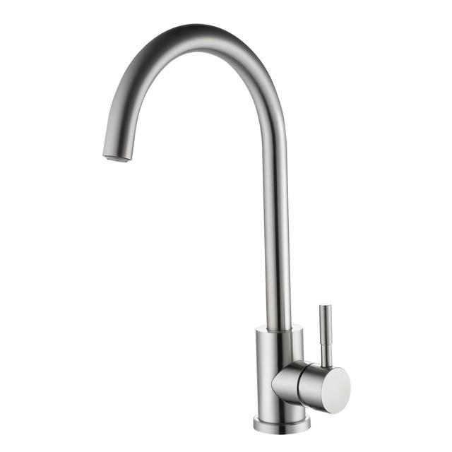 MISCELATORE LAVELLO ACQUAPRO KALEIA INOX CON BOCCA ALTA AD ARCO CARTUCCIA Ø 35 mm | Tecnomat MISCELATORE LAVELLO ACQUAPRO KALEIA INOX CON BOCCA ALTA AD ARCO CARTUCCIA Ø 35 mm - 2 | Tecnomat