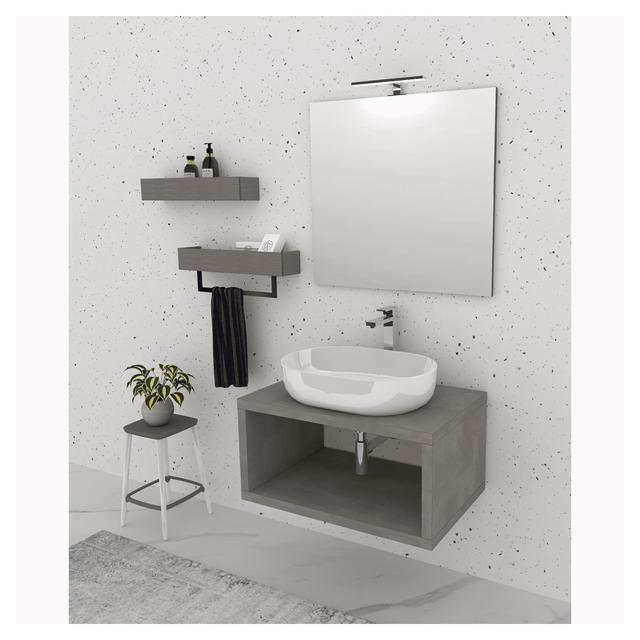 BASE APERTA MUSA IN LEGNO CEMENTO 80x40x50 cm (LxHxP) | Tecnomat BASE APERTA MUSA IN LEGNO CEMENTO 80x40x50 cm (LxHxP) - 2 | Tecnomat