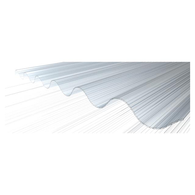 LASTRA POLICARBONATO ALVEOLARE ONDULATO 2000x920x6 mm CON PROTEZIONE U.V. | Tecnomat LASTRA POLICARBONATO ALVEOLARE ONDULATO 2000x920x6 mm CON PROTEZIONE U.V. - 2 | Tecnomat