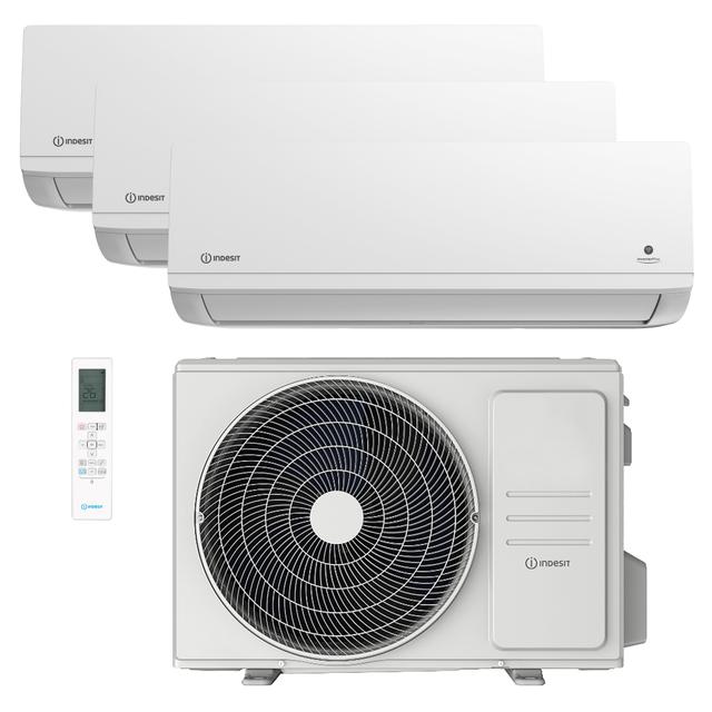 CONDIZIONATORE INDESIT TRIAL 9000+9000+12000 BTU WIFI A++/A+ EER 3,23 COP 3,71 | Tecnomat CONDIZIONATORE INDESIT TRIAL 9000+9000+12000 BTU WIFI A++/A+ EER 3,23 COP 3,71 | Tecnomat