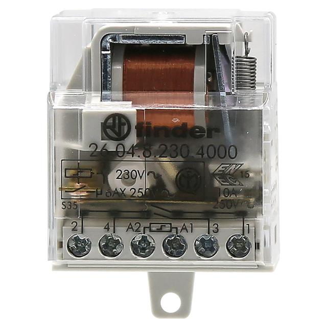 RELE' FINDER IMPULSI 230V 4 SEQUENZE 2 CONTATTI NO 10A 26048230 ECCITAZIONE SEPARATA | Tecnomat RELE' FINDER IMPULSI 230V 4 SEQUENZE 2 CONTATTI NO 10A 26048230 ECCITAZIONE SEPARATA - 2 | Tecnomat