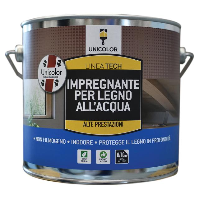 IMPREGNANTE AD ACQUA UNICOLOR 2,5 l NOCE CHIARO PRONTO USO 12-15 m² CON 1 l | Tecnomat IMPREGNANTE AD ACQUA UNICOLOR 2,5 l NOCE CHIARO PRONTO USO 12-15 m² CON 1 l | Tecnomat