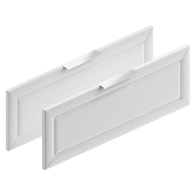 COPPIA DI FRONTALI MODUL IN LEGNO PALACE BIANCO CON MANIGLIA 80x27,3 cm (LxH) | Tecnomat COPPIA DI FRONTALI MODUL IN LEGNO PALACE BIANCO CON MANIGLIA 80x27,3 cm (LxH) - 2 | Tecnomat