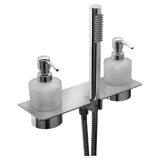 KIT DOCCIA TECOM GENIUS ROUND CRM PRESA ACQUA MENSOLA E DISPENSER DOCCETTA 1 G FLESSIBILE 150 | Tecnomat KIT DOCCIA TECOM GENIUS ROUND CRM PRESA ACQUA MENSOLA E DISPENSER DOCCETTA 1 G FLESSIBILE 150 | Tecnomat