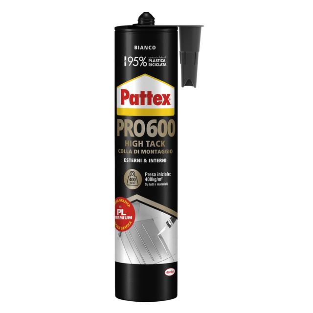 COLLA PATTEX PRO600 440g HIGH TACK FORTE PRESA INIZIALE MATERIALI PESANTI 400KG/MQ | Tecnomat COLLA PATTEX PRO600 440g HIGH TACK FORTE PRESA INIZIALE MATERIALI PESANTI 400KG/MQ | Tecnomat