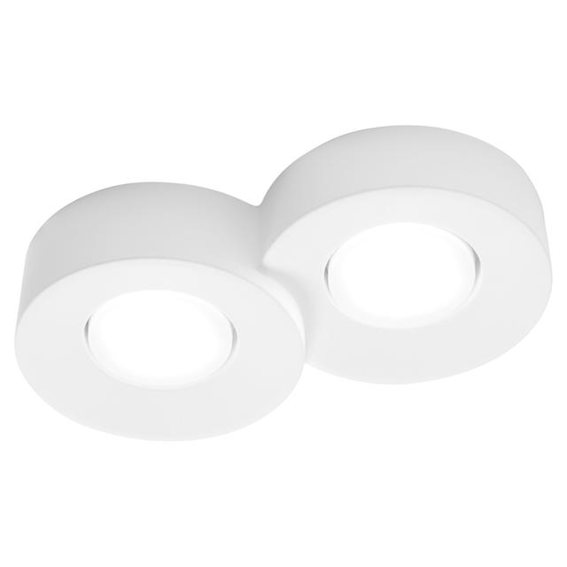 PLAFONIERA TECNICO TENEDOS T313 2xGX53 FINO 10W IN GESSO COLORE BIANCO VERNICIABILE | Tecnomat PLAFONIERA TECNICO TENEDOS T313 2xGX53 FINO 10W IN GESSO COLORE BIANCO VERNICIABILE - 2 | Tecnomat