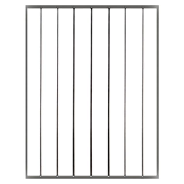 PANNELLO MODULARE DI COMPENSAZIONE FERRO CON PALETTI LISCI 14x8 mm 850x1012 mm (LxH) | Tecnomat PANNELLO MODULARE DI COMPENSAZIONE FERRO CON PALETTI LISCI 14x8 mm 850x1012 mm (LxH) - 2 | Tecnomat