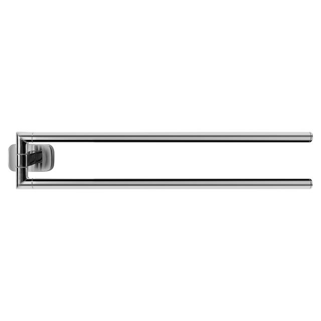 PORTASALVIETTE A SNODO SERIE EDGE IN ACCIAIO CROMATO FISSAGGIO A MURO CON VITE 41,7 cm | Tecnomat PORTASALVIETTE A SNODO SERIE EDGE IN ACCIAIO CROMATO FISSAGGIO A MURO CON VITE 41,7 cm - 2 | Tecnomat