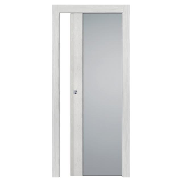 PORTA DA INTERNO SCORREVOLE INTERNO MURO FLORA NEW CONTRACT EFFEBIQUATTRO 90x210 cm (LxH) REVERSIBILE | Tecnomat PORTA DA INTERNO SCORREVOLE INTERNO MURO FLORA NEW CONTRACT EFFEBIQUATTRO 90x210 cm (LxH) REVERSIBILE | Tecnomat