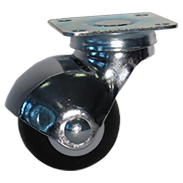 RUOTA SFERICA Ø 40 mm PORTATA 35 kg GOMMA NERA SUPPORTO A PIASTRA GIREVOLE | Tecnomat RUOTA SFERICA Ø 40 mm PORTATA 35 kg GOMMA NERA SUPPORTO A PIASTRA GIREVOLE - 2 | Tecnomat