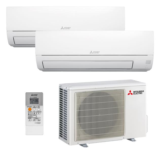 CONDIZIONATORE MITSUBISHI DUAL 9000+12000 BTU MSZ-HR A++/A+ EER 3,81 COP 4,73 | Tecnomat CONDIZIONATORE MITSUBISHI DUAL 9000+12000 BTU MSZ-HR A++/A+ EER 3,81 COP 4,73 | Tecnomat