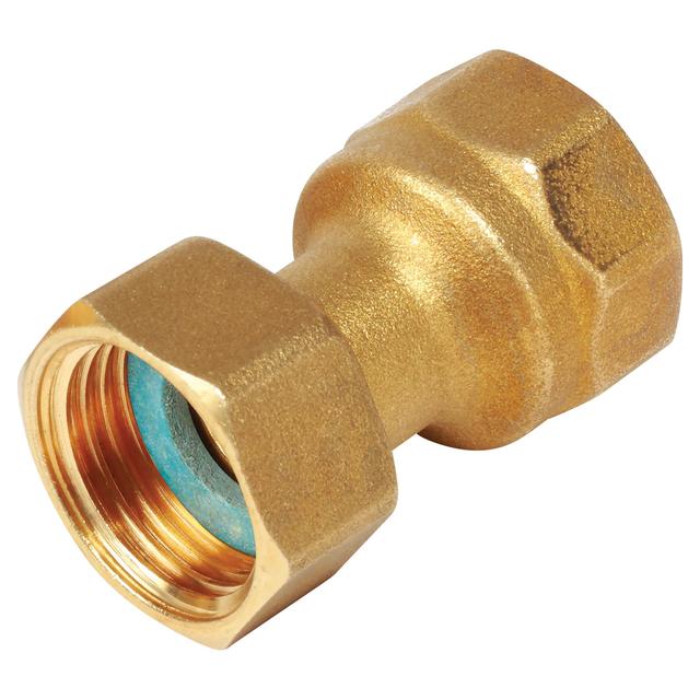RACCORDO A BOCCHETTONE GIACOMINI CALOTTA GIREVOLE F 1/2" X F 1/2" IN OTTONE GIALLO | Tecnomat RACCORDO A BOCCHETTONE GIACOMINI CALOTTA GIREVOLE F 1/2" X F 1/2" IN OTTONE GIALLO | Tecnomat