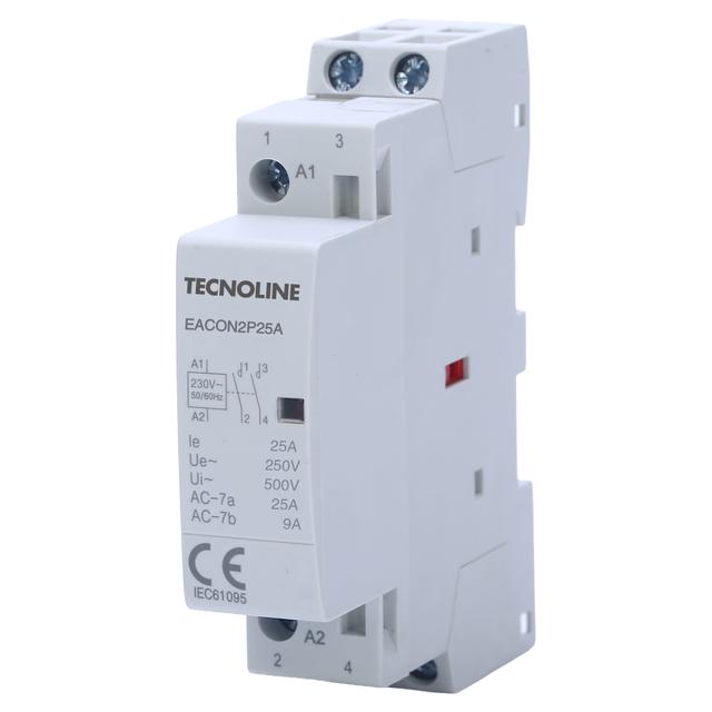 CONTATTORE TECNOLINE 2P 25A 2NO 230VAC 1 MODULO | Tecnomat CONTATTORE TECNOLINE 2P 25A 2NO 230VAC 1 MODULO - 2 | Tecnomat