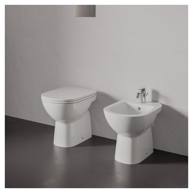 BIDET DOLOMITE GEMMA2 A TERRA IN CERAMICA BIANCA | Tecnomat BIDET DOLOMITE GEMMA2 A TERRA IN CERAMICA BIANCA | Tecnomat