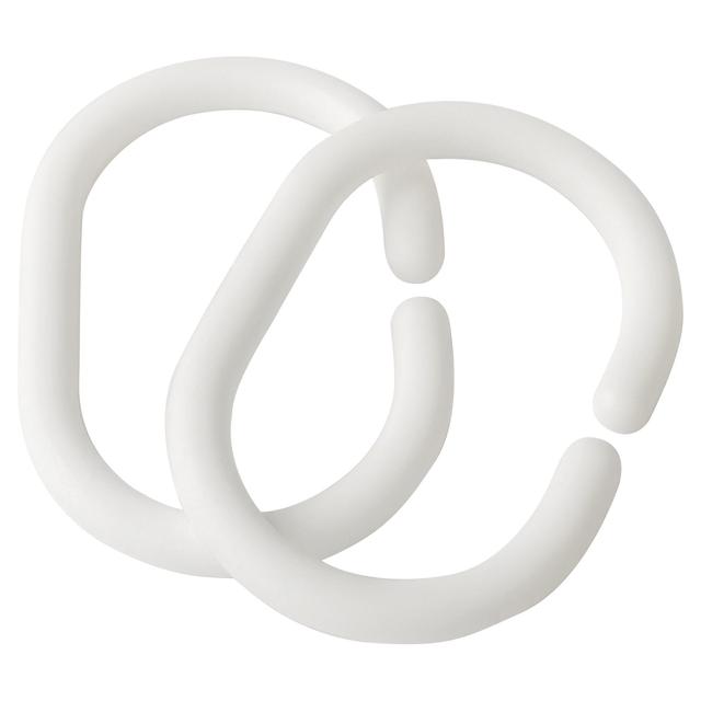 ANELLI TENDE DOCCIA 12 PEZZI BIANCO | Tecnomat ANELLI TENDE DOCCIA 12 PEZZI BIANCO | Tecnomat