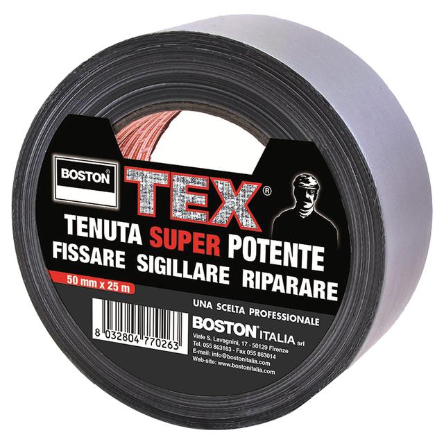 NASTRO TELATO BOSTON ARGENTO 48 mm x 25m PROFESSIONALE UNIVERSALE PROTEGGE RIPARA E SIGILLA | Tecnomat NASTRO TELATO BOSTON ARGENTO 48 mm x 25m PROFESSIONALE UNIVERSALE PROTEGGE RIPARA E SIGILLA | Tecnomat
