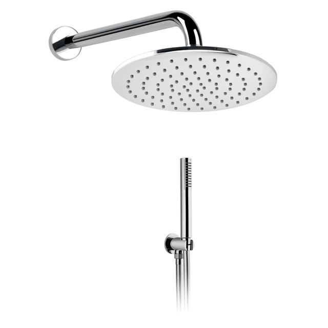 KIT DOCCIA PALAZZANI DOCCE ROUND CROMO BRACCIO 300 mm SOFFIONE ABS Ø 230 mm E DOCCETTA 1 GETTO | Tecnomat KIT DOCCIA PALAZZANI DOCCE ROUND CROMO BRACCIO 300 mm SOFFIONE ABS Ø 230 mm E DOCCETTA 1 GETTO | Tecnomat