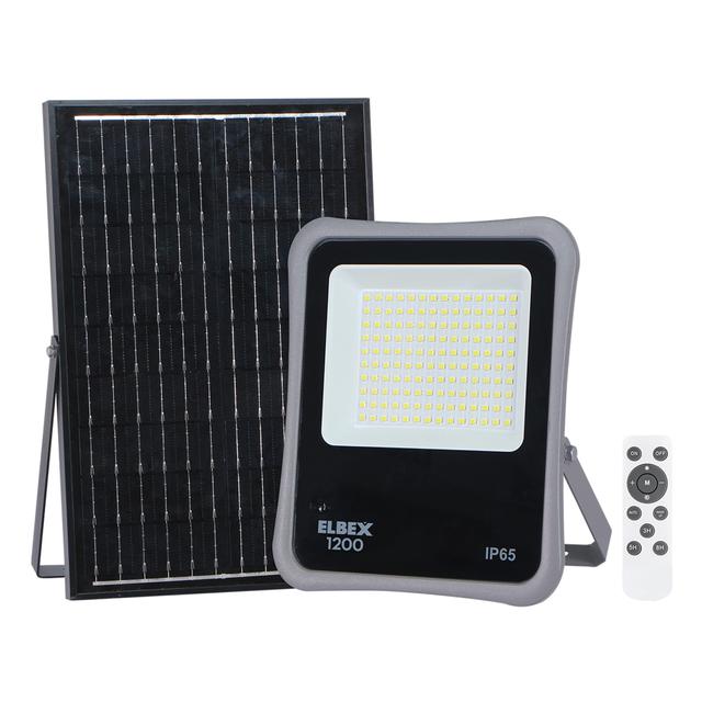 PROIETTORE SOLARE ELBEX 1200lm 4000K CO PANNELLO SOLARE E TELECOMANDO IP65 | Tecnomat PROIETTORE SOLARE ELBEX 1200lm 4000K CO PANNELLO SOLARE E TELECOMANDO IP65 - 2 | Tecnomat