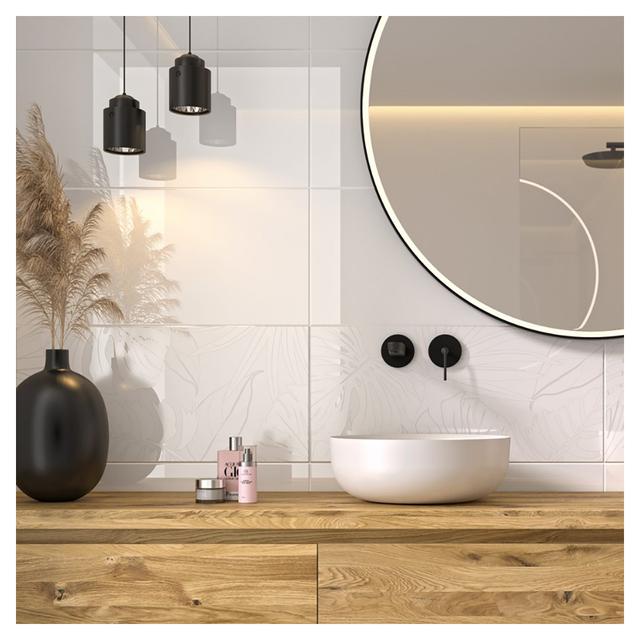 RIVESTIMENTO BIANCO LUX 30x60x0,7 mm MONOPOROSA IN PASTA BIANCA | Tecnomat RIVESTIMENTO BIANCO LUX 30x60x0,7 mm MONOPOROSA IN PASTA BIANCA - 2 | Tecnomat