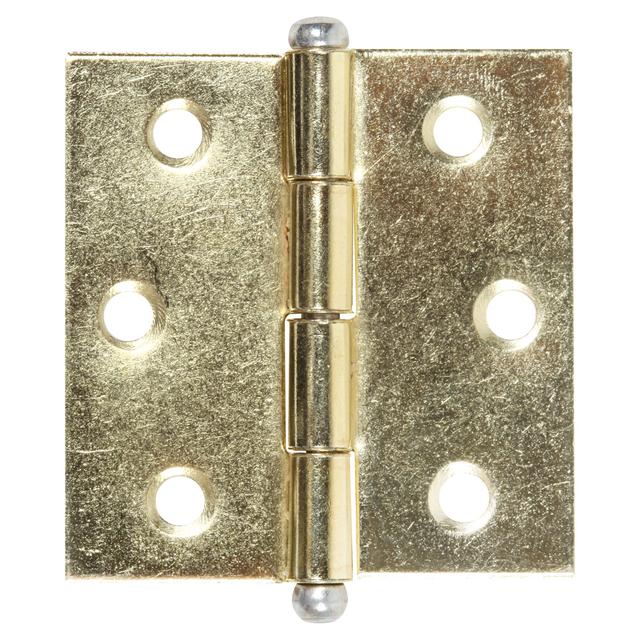 CERNIERE PIANE SPINA ESTRAIBILE 40x40 mm ACCIAIO OTTONATO 2 PEZZI | Tecnomat CERNIERE PIANE SPINA ESTRAIBILE 40x40 mm ACCIAIO OTTONATO 2 PEZZI - 2 | Tecnomat