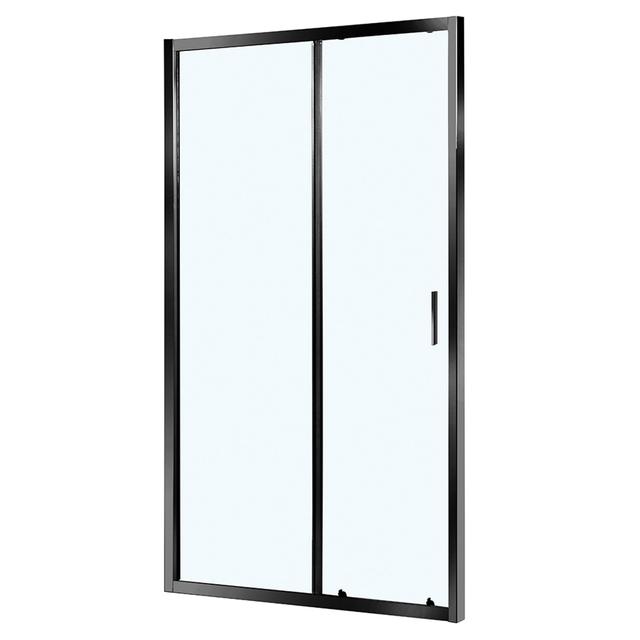 PORTA DOCCIA FENIS SCORREVOLE 98-102 cm H 190 cm VETRO TRASPARENTE 6mm PROFILI METALLO NERO | Tecnomat PORTA DOCCIA FENIS SCORREVOLE 98-102 cm H 190 cm VETRO TRASPARENTE 6mm PROFILI METALLO NERO - 2 | Tecnomat