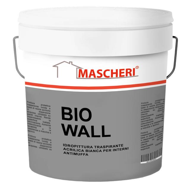 IDROPITTURA ANTIMUFFA MASCHERI BIO WALL 14 l ALTA TRASPIRABILITA' 5-6 m² CON 1 l A 2 MANI | Tecnomat IDROPITTURA ANTIMUFFA MASCHERI BIO WALL 14 l ALTA TRASPIRABILITA' 5-6 m² CON 1 l A 2 MANI | Tecnomat