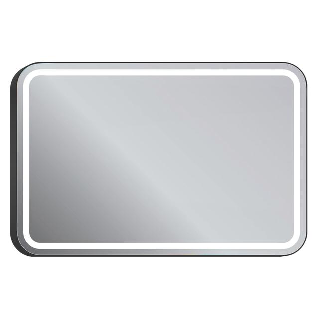 SPECCHIO OLEK 120x80 cm CORNICE NERA RETROILLUMINATO REVERSIBILE STRIP LED 38 W LUCE FREDDA | Tecnomat SPECCHIO OLEK 120x80 cm CORNICE NERA RETROILLUMINATO REVERSIBILE STRIP LED 38 W LUCE FREDDA | Tecnomat