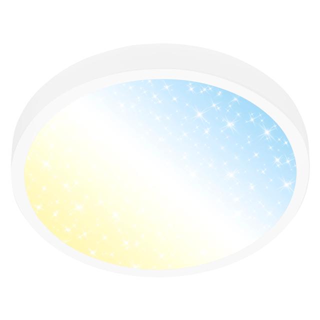 PLAFONIERA LED BRILO BIANCO SILVER 22W 2900 lumen DA 2700 A 6500K CON TELECOMANDO Ø 38x5 cm | Tecnomat PLAFONIERA LED BRILO BIANCO SILVER 22W 2900 lumen DA 2700 A 6500K CON TELECOMANDO Ø 38x5 cm | Tecnomat