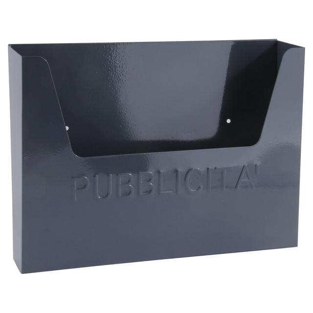 RACCOGLI PUBBLICITA' ACCIAIO NERO 32x25x8,5 cm (LxHxP) | Tecnomat RACCOGLI PUBBLICITA' ACCIAIO NERO 32x25x8,5 cm (LxHxP) | Tecnomat