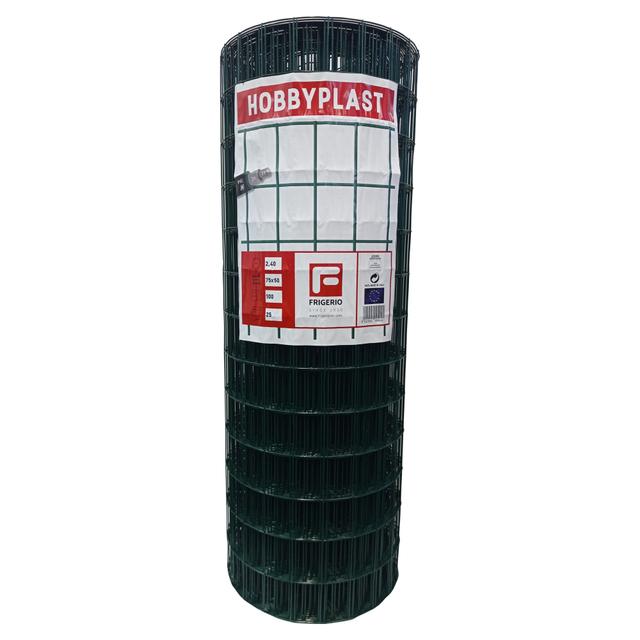 RETE PESANTE PLASTIFICATA VERDE 1x25 m MAGLIA 50x75 mm FILO Ø 2,50 mm | Tecnomat RETE PESANTE PLASTIFICATA VERDE 1x25 m MAGLIA 50x75 mm FILO Ø 2,50 mm | Tecnomat