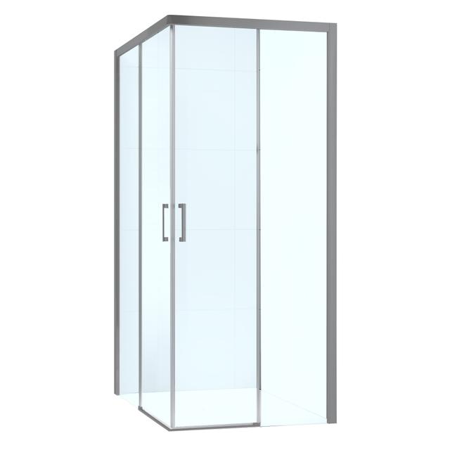 LATO PER ANGOLO PRIMA (67,5-69,5) H 195 cm DESTRO VETRO TRASPARENTE 6 mm PROFILI CROMO LUCIDO | Tecnomat LATO PER ANGOLO PRIMA (67,5-69,5) H 195 cm DESTRO VETRO TRASPARENTE 6 mm PROFILI CROMO LUCIDO - 2 | Tecnomat