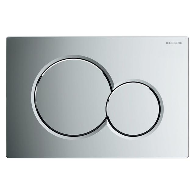 PLACCA WC GEBERIT UNICA MODELLO SIGMA01 2 PULSANTI CROMO PER CASSETTE INCASSO MURO | Tecnomat PLACCA WC GEBERIT UNICA MODELLO SIGMA01 2 PULSANTI CROMO PER CASSETTE INCASSO MURO | Tecnomat