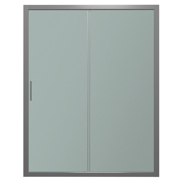 PORTA DOCCIA MERCURIO SCORREVOLE (124-132) H190cm VETRO TEMPERATO 6mm SATINATO PROFILI CROMATI | Tecnomat PORTA DOCCIA MERCURIO SCORREVOLE (124-132) H190cm VETRO TEMPERATO 6mm SATINATO PROFILI CROMATI - 2 | Tecnomat