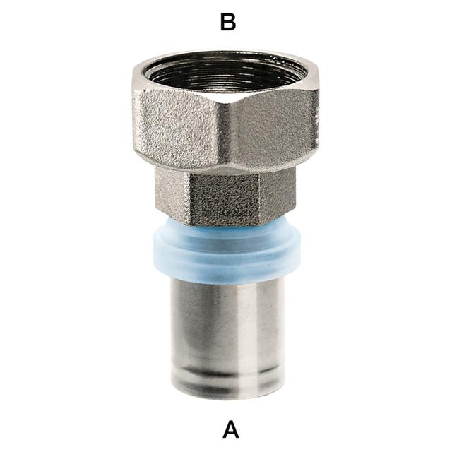 RACCORDO PRESS FIT RBM PER MULTISTRATO DRITTO GIREVOLE F1/2''x16 mm TH–H-U–B– F FILETTO GAS | Tecnomat RACCORDO PRESS FIT RBM PER MULTISTRATO DRITTO GIREVOLE F1/2''x16 mm TH–H-U–B– F FILETTO GAS | Tecnomat
