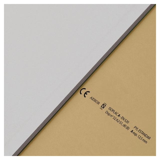 LASTRA STANDARD BA13 200x120 cm ISOPLAC | Tecnomat LASTRA STANDARD BA13 200x120 cm ISOPLAC - 2 | Tecnomat