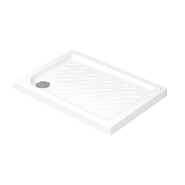 PIATTO DOCCIA DOLOMITE CERAMICA BIANCO 80x120 cm H 6 cm PILETTA Ø 90 mm | Tecnomat PIATTO DOCCIA DOLOMITE CERAMICA BIANCO 80x120 cm H 6 cm PILETTA Ø 90 mm | Tecnomat