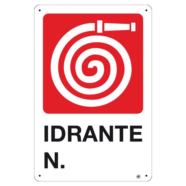 CARTELLO IDRANTE N° IN PVC 20x30 cm | Tecnomat CARTELLO IDRANTE N° IN PVC 20x30 cm - 2 | Tecnomat