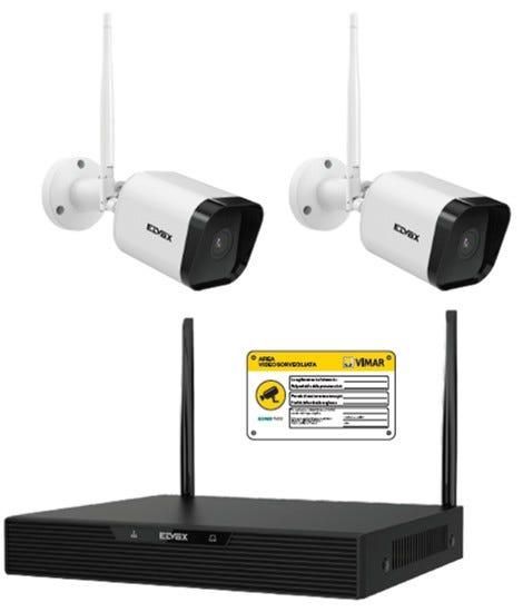 KIT VIDEOSORVEGLIANZA WIRELESS VIMAR 46205.D CON NVR AD 8 CANALI E 2 TELECAMERE DA 4MPX 2K | Tecnomat KIT VIDEOSORVEGLIANZA WIRELESS VIMAR 46205.D CON NVR AD 8 CANALI E 2 TELECAMERE DA 4MPX 2K - 2 | Tecnomat