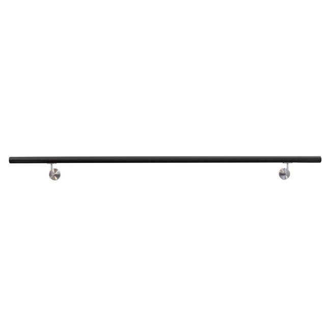 KIT CORRIMANO A MURO IN FERRO Ø 42,4x2000 mm VERNICIATO GRIGIO RAL 7021 | Tecnomat KIT CORRIMANO A MURO IN FERRO Ø 42,4x2000 mm VERNICIATO GRIGIO RAL 7021 | Tecnomat