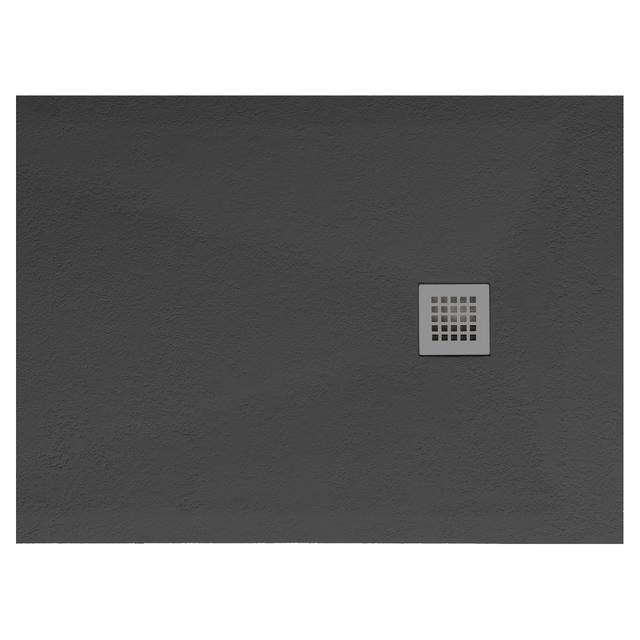 PIATTO DOCCIA SERIE SWING IN MARMORESINA ANTRACITE 80x100 cm H 2,7cm PILETTA Ø 90 mm | Tecnomat PIATTO DOCCIA SERIE SWING IN MARMORESINA ANTRACITE 80x100 cm H 2,7cm PILETTA Ø 90 mm | Tecnomat