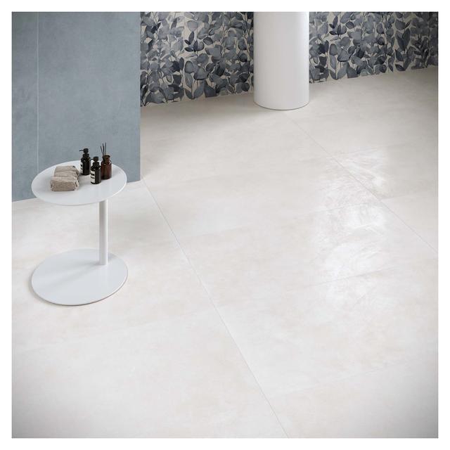 PAVIMENTO INTERNO ARGILLA BIANCO 60x120x0,95 cm PEI 4 R9 RETT GRES PORCELLANATO | Tecnomat PAVIMENTO INTERNO ARGILLA BIANCO 60x120x0,95 cm PEI 4 R9 RETT GRES PORCELLANATO | Tecnomat