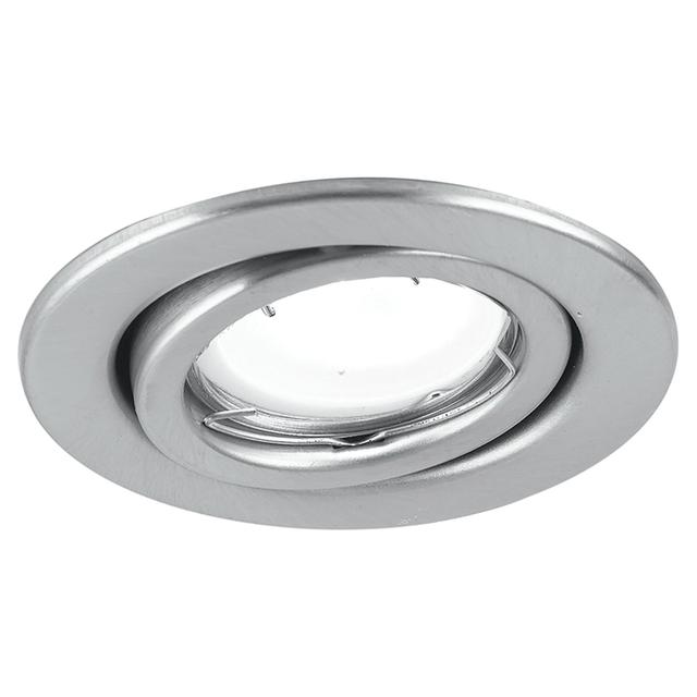 3 FARETTI INCASSO MATRIX LED 3 x 6W TONDI NIKEL ORIENTABILI 3 x GU10 Ø 97x105 mm | Tecnomat 3 FARETTI INCASSO MATRIX LED 3 x 6W TONDI NIKEL ORIENTABILI 3 x GU10 Ø 97x105 mm | Tecnomat