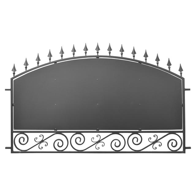 PANNELLO RECINZIONE NERO ARCANO AD ARCO ZINCATO E VERNICIATO NERO 200x100 cm (LxH) | Tecnomat PANNELLO RECINZIONE NERO ARCANO AD ARCO ZINCATO E VERNICIATO NERO 200x100 cm (LxH) - 2 | Tecnomat