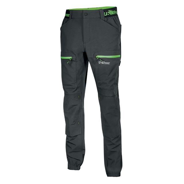 PANTALONE HORIZON U-POWER TAGLIA XXL COLORE GRIGIO INSERTI VERDI TESSUTO U-4 WAY STRETCH | Tecnomat PANTALONE HORIZON U-POWER TAGLIA XXL COLORE GRIGIO INSERTI VERDI TESSUTO U-4 WAY STRETCH | Tecnomat